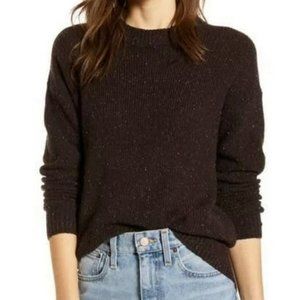 SOMETHING NAVY Ribbed Pullover | Ganache Brown X-Small XS